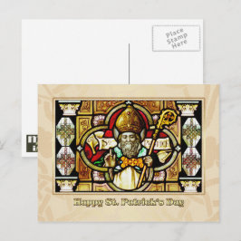 Cartão Postal Bênçãos Religiosas do Dia de São Patrício