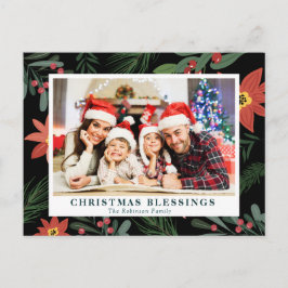 Cartão Postal BÊNDIOS DE NATAL | natal floral