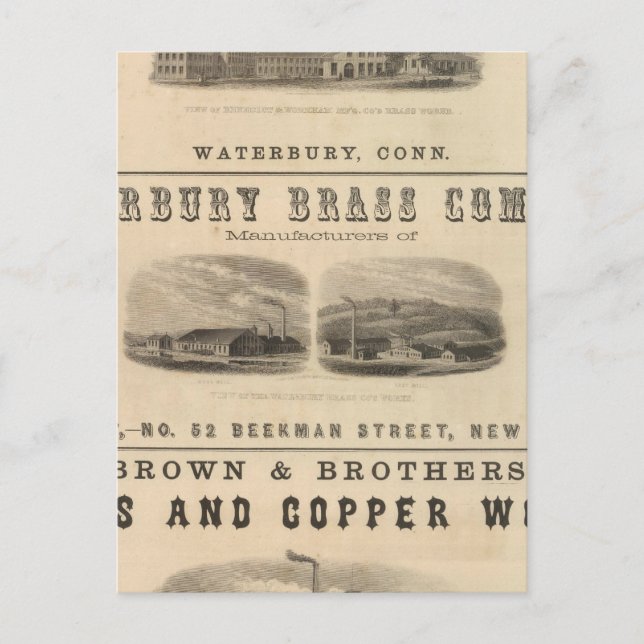 Cartão Postal Benedict e Burnham Manufacturing Company (Frente)