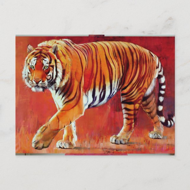 Cartão Postal Bengal Tiger (Frente)