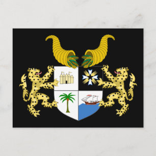 Cartão Postal benin emblem