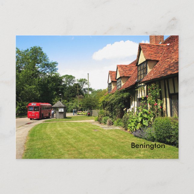 Cartão Postal Benington Hertfordshire (Frente)