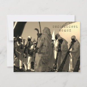 Cartão Postal Benishangul-Gumuz Dança Tradicional Etiópia