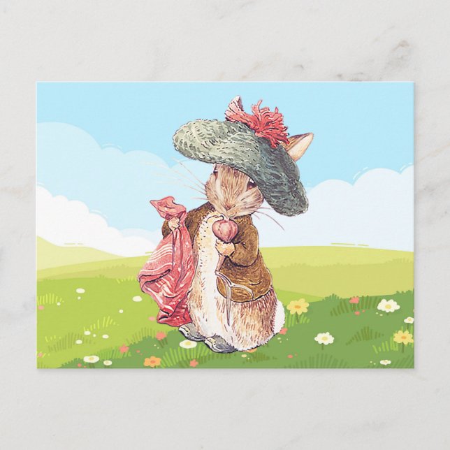 Cartão Postal Benjamin Bunny (Frente)