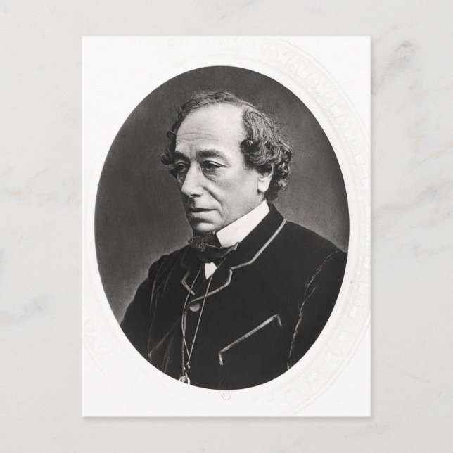 Cartão Postal Benjamin Disraeli c.1874 (Frente)