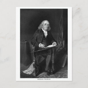 Cartão Postal Benjamin Franklin