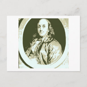 Cartão Postal Benjamin Franklin