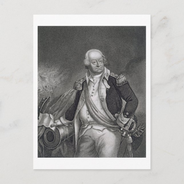 Cartão Postal Benjamin Lincoln (1733-1810) (gravura) (Frente)