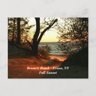 Cartão Postal Bennett Beach - Evans, NY