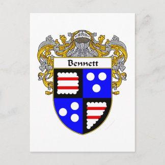 Cartão Postal Bennett Casaco de Braços (Mantled)