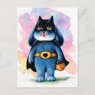 Cartão Postal Benny Blue - Cartão-postal do Batbunny Halloween