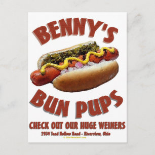 Cartão Postal Benny's Bun Pups
