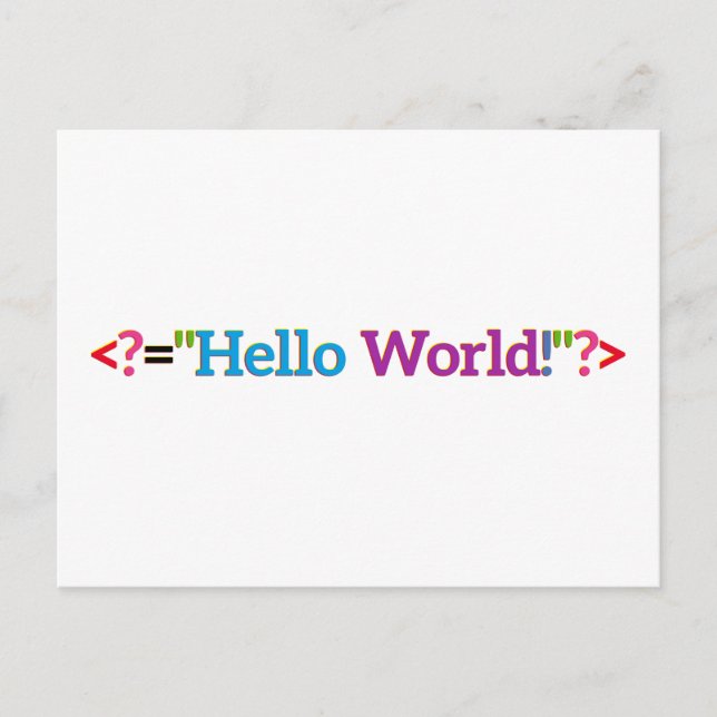 Cartão Postal Bens para bebês nerd (Frente)