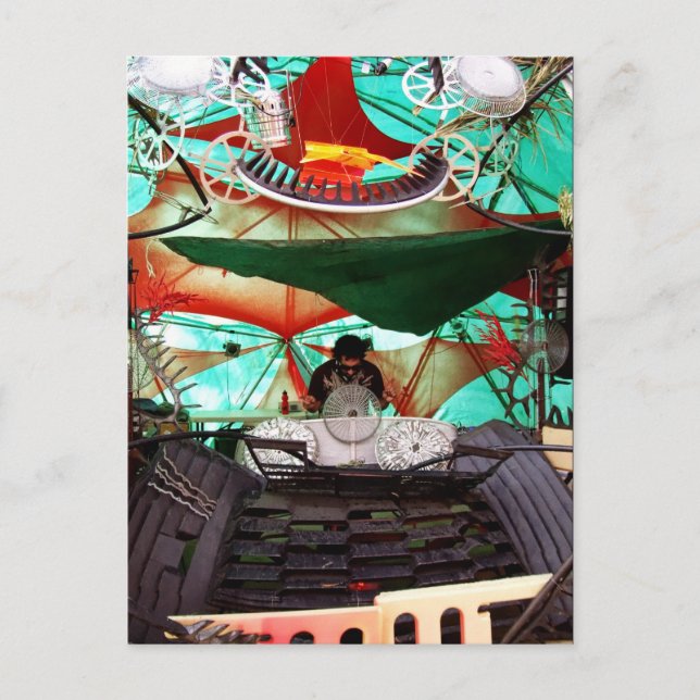 Cartão Postal Benza | Palco sunset @ Rainbow Serpent '09 (Frente)