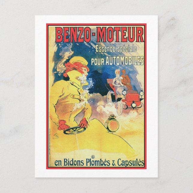 Cartão Postal Benzo Moteur (Frente)