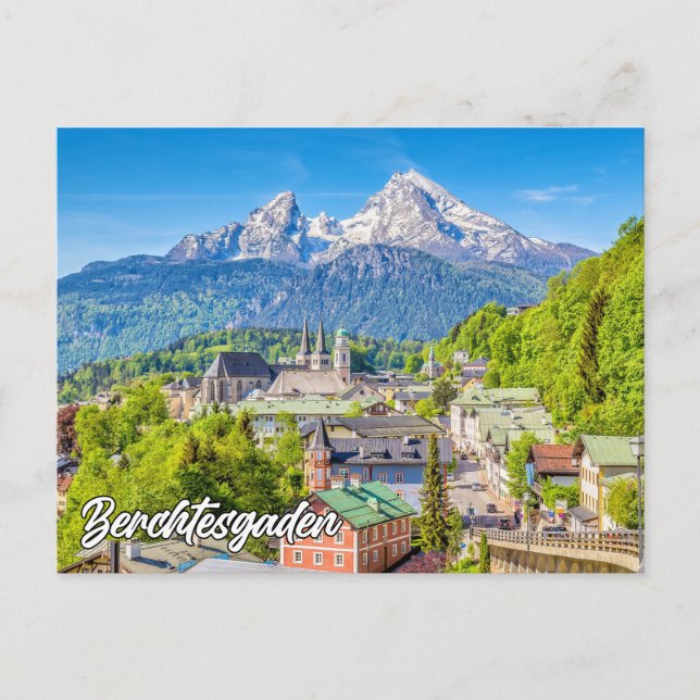 Cartão Postal Berchtesgaden, Alemanha (Frente)