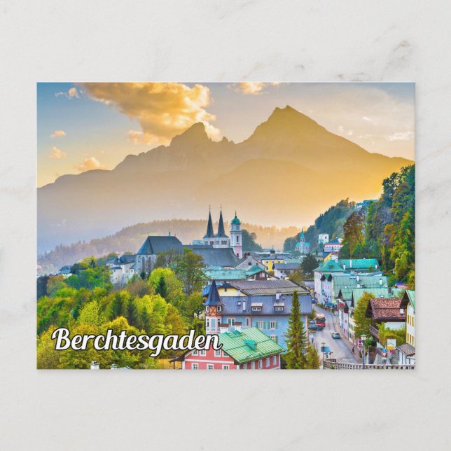 Cartão Postal Berchtesgaden, Alemanha (Frente)