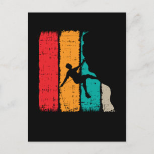 Cartão Postal Bergsteiger Retro Vintage Klettern Bouldern