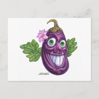 Cartão Postal berinjela