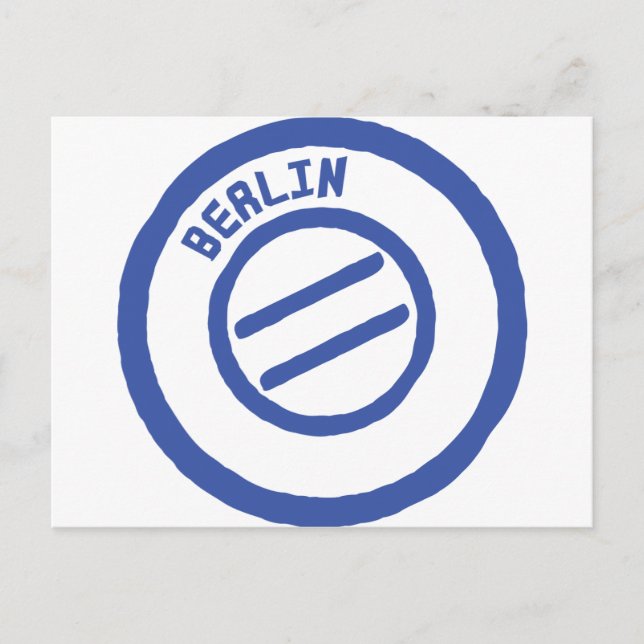Cartão Postal Berlim (Frente)