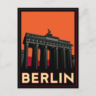 Cartão Postal berlim alemanha oktoberfest art deco retro viagem