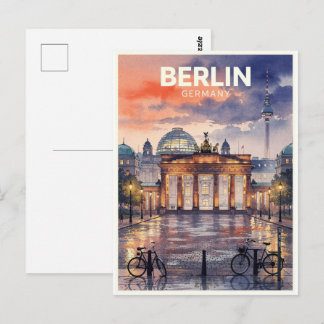 Cartão Postal Berlim Alemanha Viagem Vintage