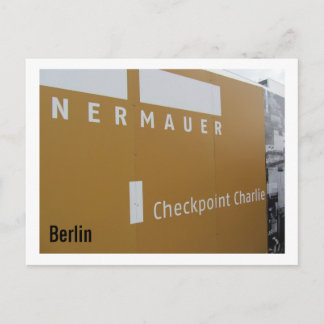 Cartão Postal Berlim Checkpoint Charlie