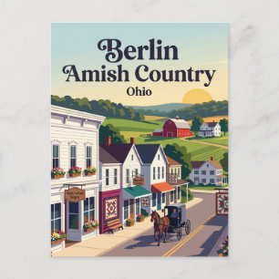 Cartão Postal Berlim País Amish Ohio