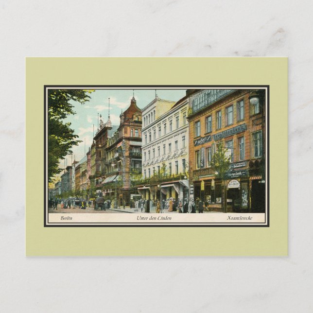 Cartão Postal Berlim Unter Den Linden (Frente)