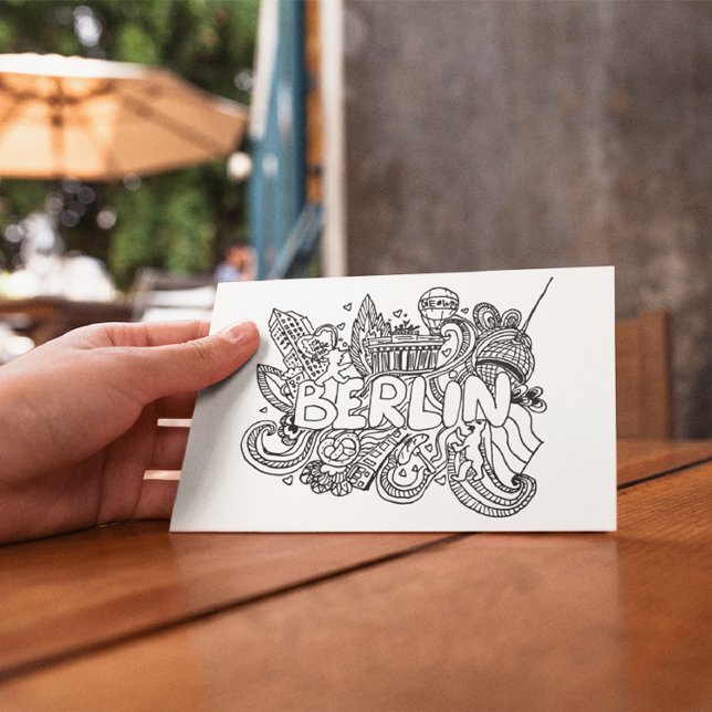 Cartão Postal Berlin Alemanha Landmark Souvenir (berlin germany postcard)