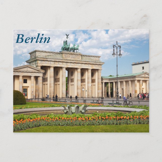 Cartão Postal Berlin Brandenburger Tor (Frente)