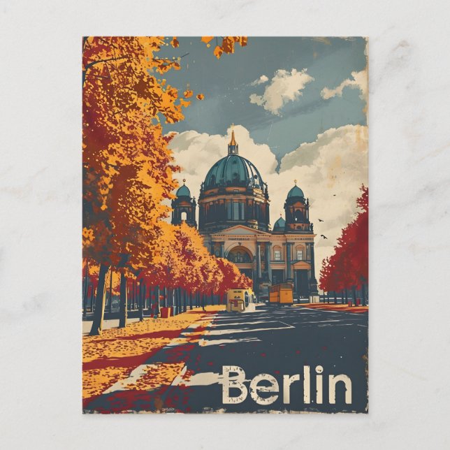 Cartão postal Berlin Dome Vintage (Frente)