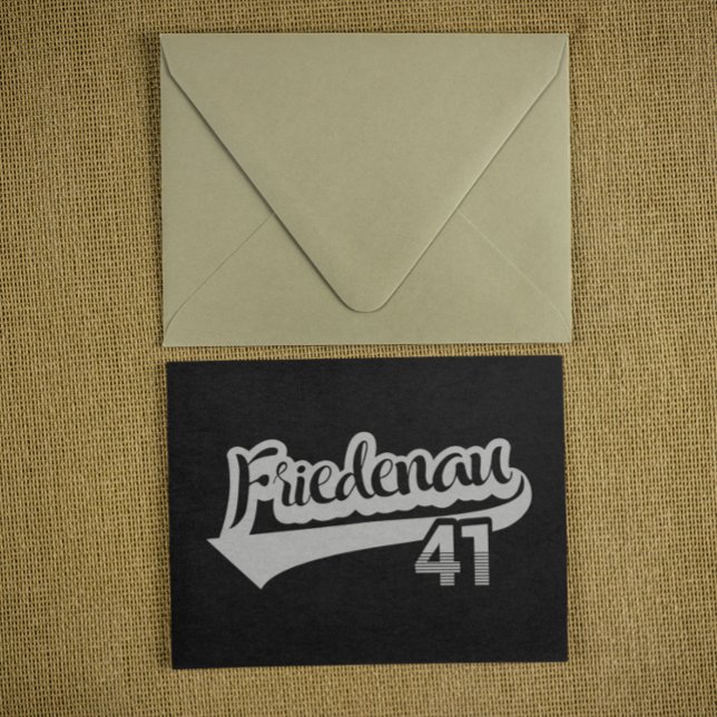 Cartão Postal Berlin Friedenau 41 Classic City Number (Cool Berlin Friedenau 41 Kiez City Number Postcard)