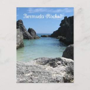 Cartão Postal Bermuda Rocks