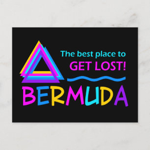 Cartão postal BERMUDA TRIANGLE - personalizar