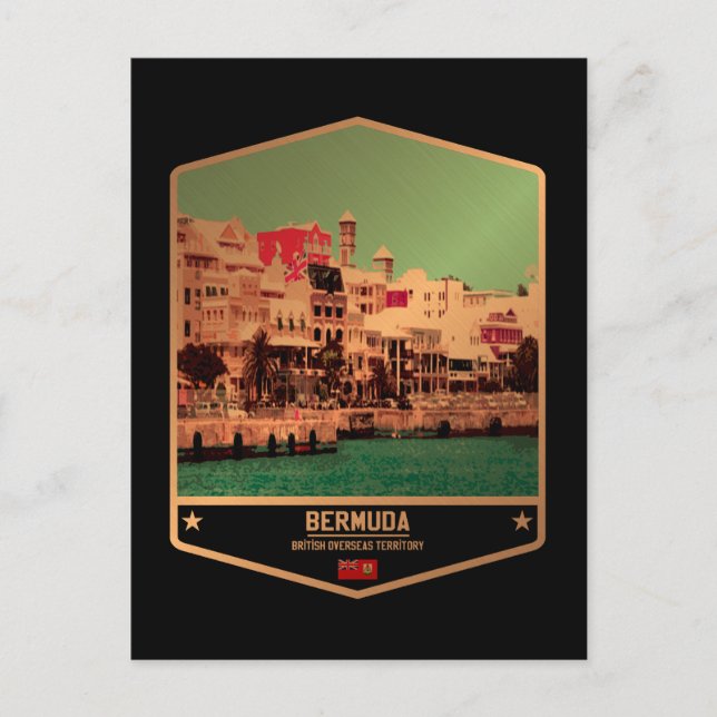 Cartão Postal Bermudas (Frente)