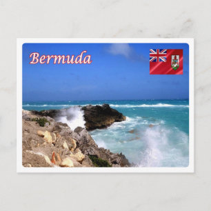 Cartão Postal Bermudas - Tempestade Tropical José -