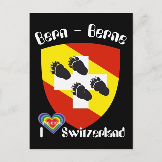 Cartão Postal Bern Berna Bärn Schweiz Suisse Postkarte (Frente)