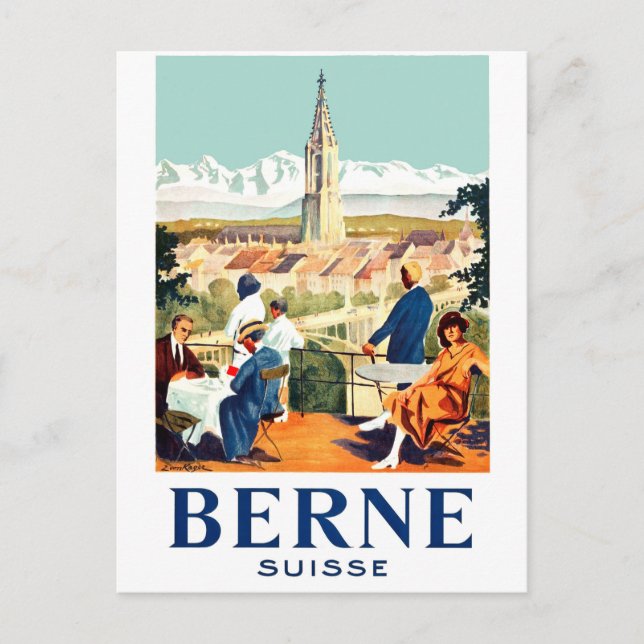 Cartão Postal Berna, Suíça, (Frente)
