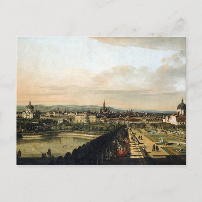 Cartão Postal Bernardo Bellotto, Canaletto Viena (Frente)