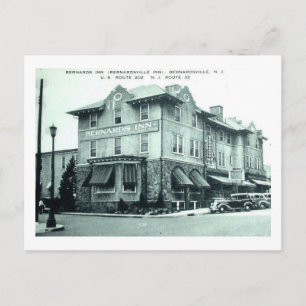 Cartão Postal Bernards Inn, Bernardsville NJ Vintage