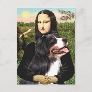 Cartão Postal Bernese - Mona Lisa - Personalizada