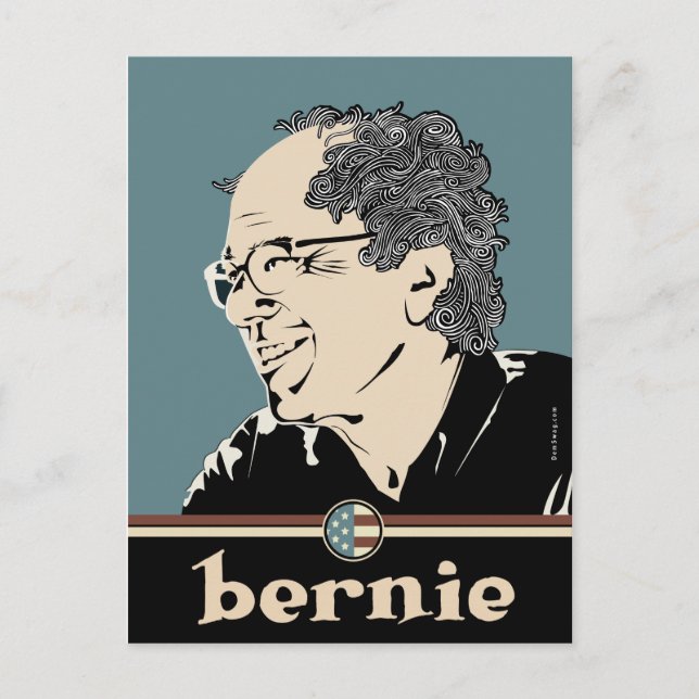 Cartão Postal Bernie Sanders 2016 (Frente)