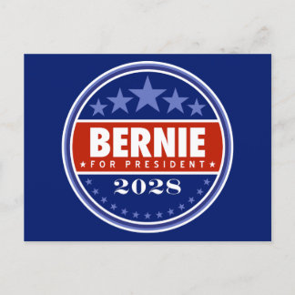 Cartão Postal Bernie Sanders Presidente 2028