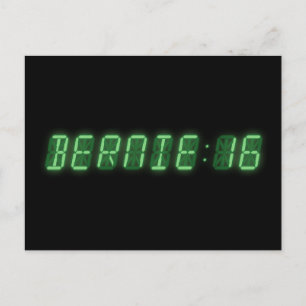 Cartão Postal Bernie Sanders Time