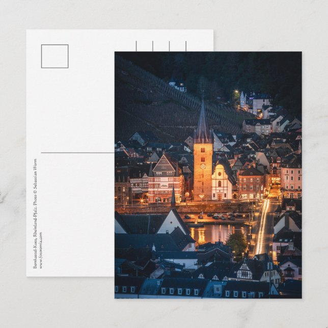 Cartão Postal Bernkastel-Kues (Frente/Verso)