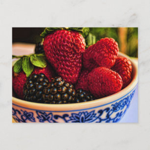 Cartão Postal Berries frescos