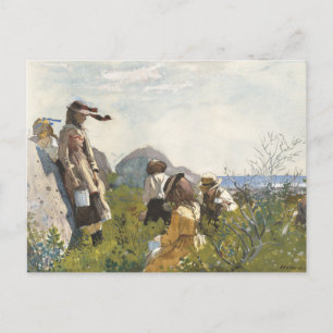 Cartão Postal Berry Pickers   Winslow Homer