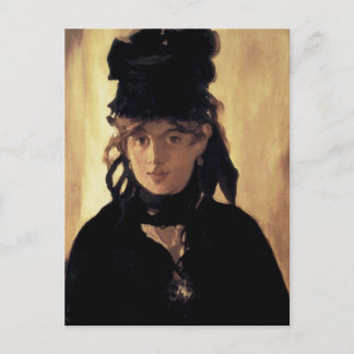 Cartão Postal Berthe Morisot com Buquê de Violetas