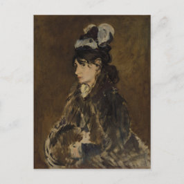 Cartão Postal Berthe Morisot - Edouard Manet, Pintura A Óleo